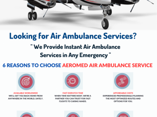 Swift and Secure Book Aeromed Air Ambulance Service in Chennai