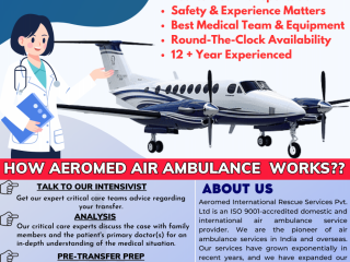 Book Aeromed Air Ambulance Service in Delhi - Equipped