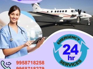 Gain Air Ambulance Service in Siliguri by Medilift with all Necessary Therapeutic Equipment