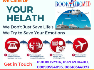 Book Aeromed Air Ambulance Service in Bagdogra - Round-the-Clock Availability for Emergency Medical Transportation
