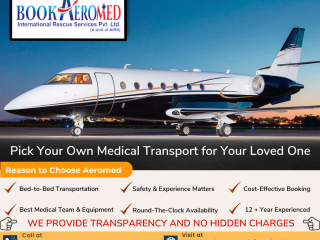 Book Aeromed Air Ambulance Service in Chennai Offers Quick, Safe, And Expert Transportation