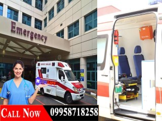 Medilift Ambulance in Saguna More with Advanced Medical Equipment