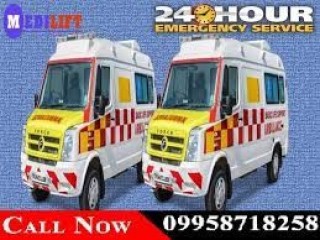 Road Ambulance in Kankarbagh by Medilift with World Class and Hi-Tech Medical Facilites at a Reasonable Cost