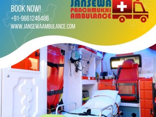 Obtain Jansewa Panchmukhi Ambulance from Kolkata with Life-Sustaining Medical Support
