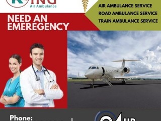King Air Ambulance Services in Patna with an Expert and Highly Experienced Medical Crew