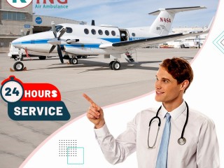 King Air Ambulance Service in Guwahati with Safe Medical Transport Facilities