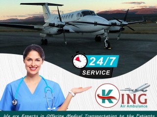 King Air Ambulance Service in Ranchi with a Highly Specialized Medical Team