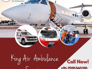 King Air Ambulance Service in Varanasi with Pre Hospital Treatment