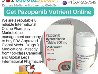 How much does pazopanib cost in the US?