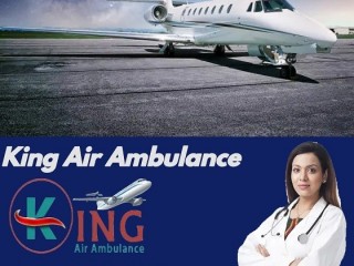 King Air Ambulance Service in Varanasi with All Basic Medical Equipment