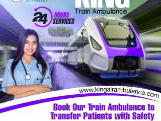 King Train Ambulance in Ranchi with Modern Medical Appearances