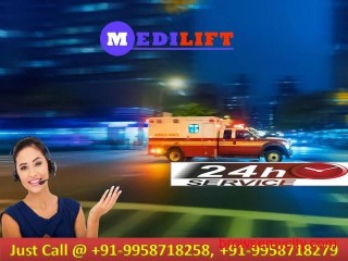 Road Ambulance Service in Patna Offered by Medilift at an Affordable Price
