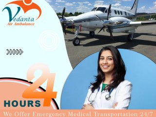 Choose Air Ambulance Service in Vijayawada by Vedanta with highly Accomplished Medical Squad