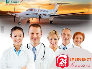 Pick Air Ambulance Service in Visakhapatnam by Vedanta with Best Medical Care