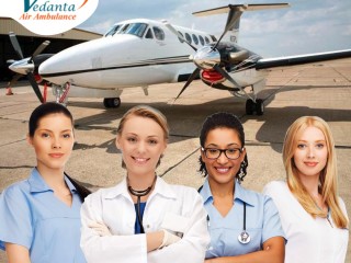 Select Air Ambulance Service in Darbhanga by Vedanta with Proficient Healthcare Team