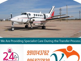 Pick Air Ambulance Service in Jodhpur by Vedanta with Superior Medical Care