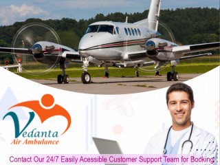Select Air Ambulance Service in Coimbatore by Vedanta with World-Class ICU Support