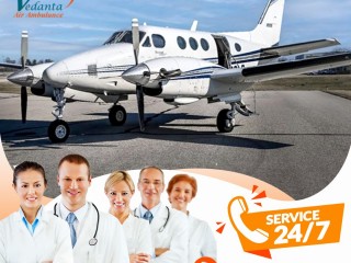 Use Air Ambulance Service in Cooch Behar by Vedanta with Certified Medical Team