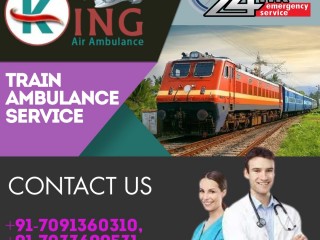 King Train Ambulance from Ranchi with Full ICU or CCU Medical Setup