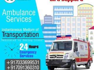 King Road Ambulance Service In Rajendra Nagar, Patna With Medical Hazard