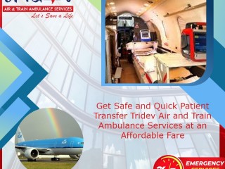 Medically Equipped With Various Tools by Tridev Air Ambulance Service in Ranchi