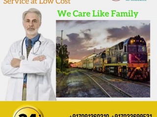 King Train Ambulance in Kolkata with Supreme Emergency Patient Transfer Facilities