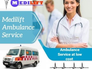 Medilift Ambulance in Patna with Well Trained Medical Professionals