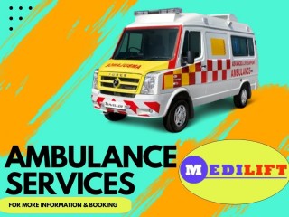 Get Medilift Road Ambulance in Kolkata with a Trained Crew and Full Medical Support