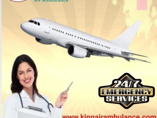 Hire Splendid ICU Support Air Ambulance Services in Kolkata by King