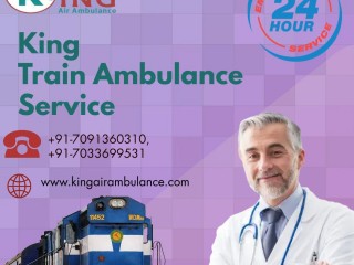 King Train Ambulance Service in Ranchi with Full ICU Medical Setup