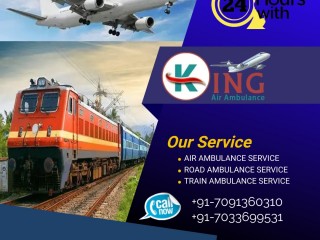 King Train Ambulance Service in Kolkata with a Reliable and Highly Qualified Healthcare Crew