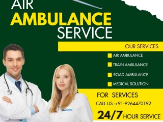 Obtain the Superb Air Ambulance in Siliguri from Medivic with Best Remedial Tool for Safe Shifting