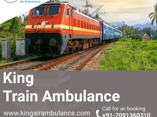 King Train Ambulance Services in Kolkata with Advanced Critical Care Facilities