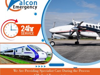 Falcon Train Ambulance in Ranchi is Shifting Patients without Any Discomfort