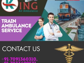King Train Ambulance Service in Patna with the Best Critical Care Facilities