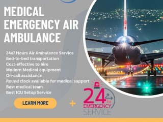 Avail Air Ambulance Service In Patna with Advanced Medical Component by Angel