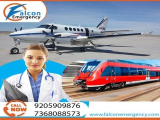 Use the Best Emergency Train Ambulance in Delhi at the Cheap Cost by Falcon
