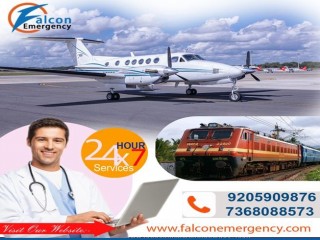 Get Falcon Emergency Train Ambulance Service in Varanasi at the Minimum Fare