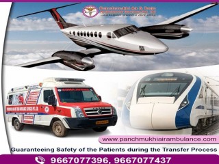 Get Patna Train Ambulance Services for Best ICU Facility by Panchmukhi
