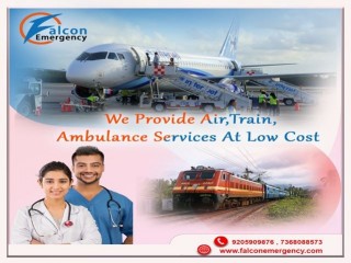 Get Falcon Emergency Train Ambulance in Kolkata with Medical Facilities