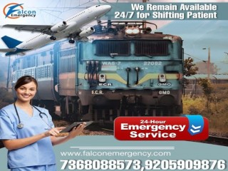Falcon Train Ambulance in Bangalore is the Non-Turbulent Transportation Provider