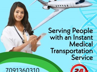 Conveniently & Safe Evacuate The Patient by King Air Ambulance Services in Dibrugarh
