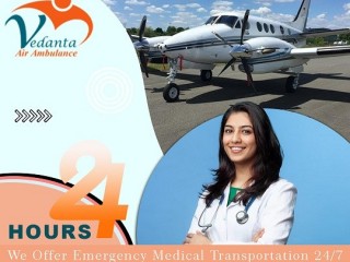 Get Air Ambulance Service in Gaya by Vedanta with World-Class Medical Assistants