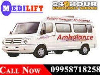 Medilift Ambulance in Kurji, Patna with Trained Paramedics