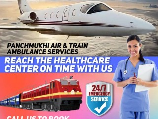 Get ICU Facilitated Air Ambulance Services in Silchar by Panchmukhi