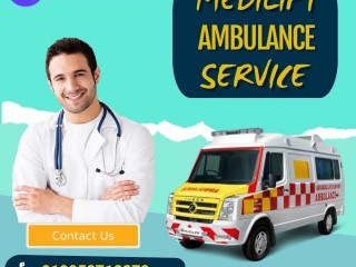 Low Fare Charge Ambulance Service in Janakpuri by Medilift
