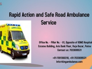 King Ambulance Service in Madhubani  Immediate Medical Aid