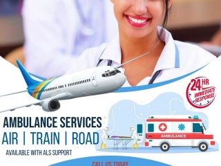 Use Affordable Air Ambulance Services in Patna with Hi-tech Ventilator by Panchmukhi