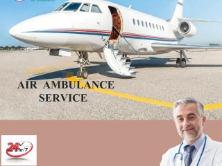 Low cost and super fine services by king Air Ambulance from Bagdogra