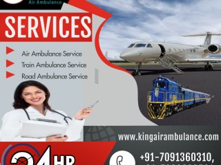 King Train Ambulance in Ranchi Offers Transportation via ICU Train Ambulance